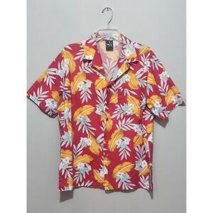 Vtg Zuma Beach Jantzen Mens Floral Camp Button Shirt USA Large‎